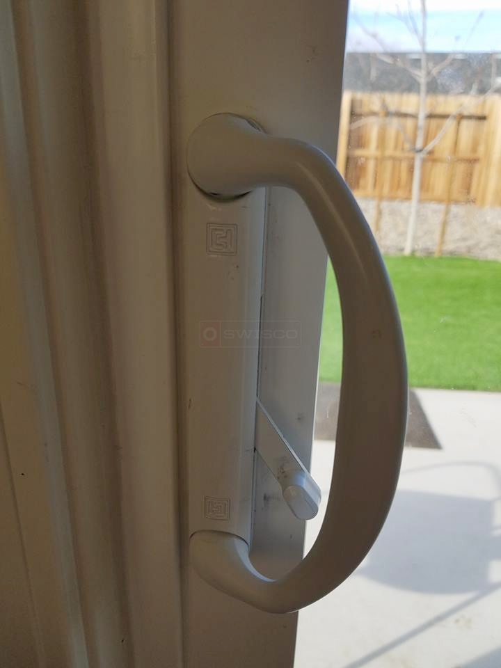 User submitted a photo of a patio door handle.