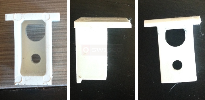 User submitted photos of a top sash guide.