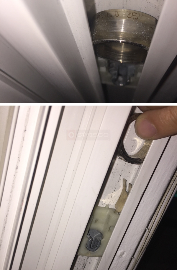 User submitted photos of a window balance.