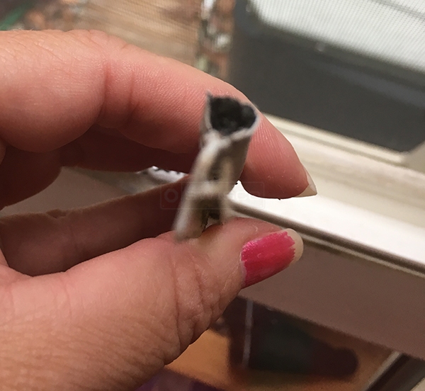User submitted a photo of bubble seal.