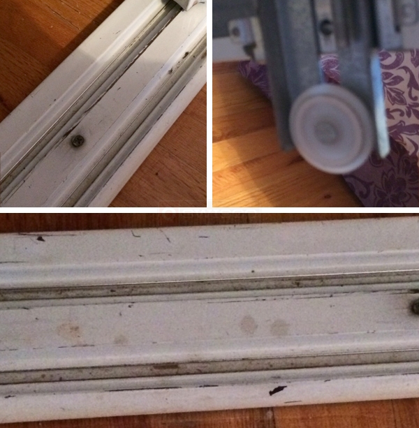 Mirrored Closet Door Tracks