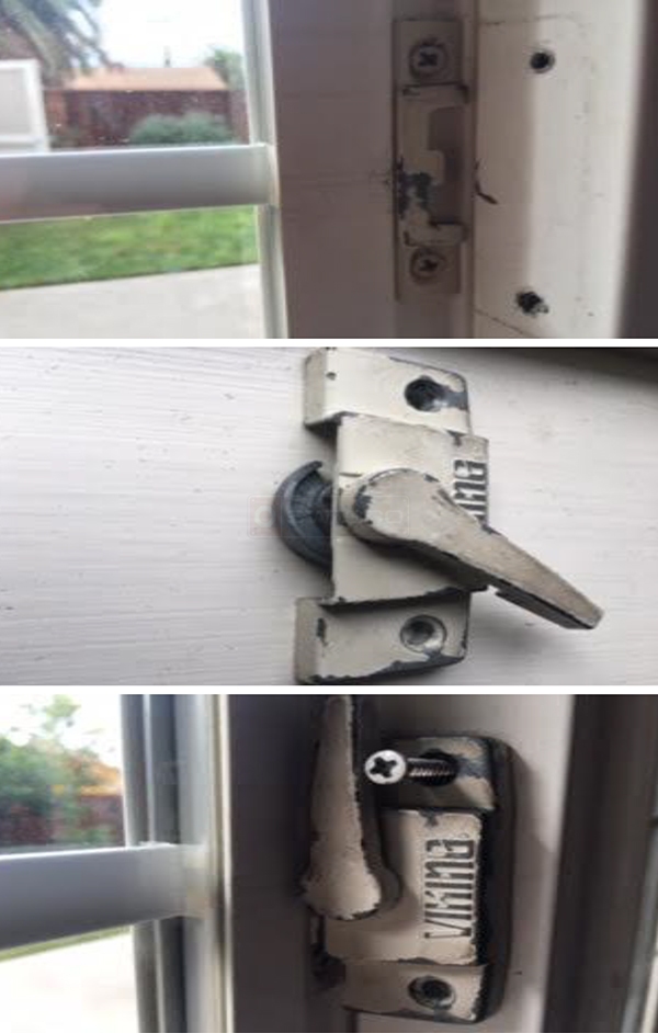 User submitted photos of a window lock & keeper.