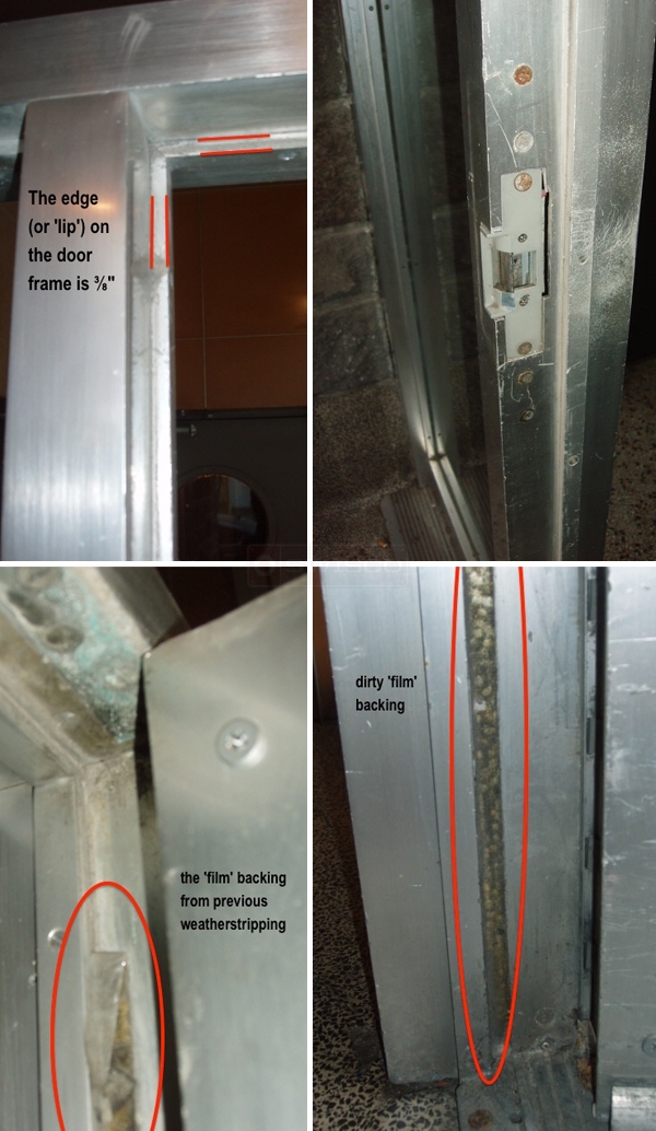 User submitted image of their weatherstripping.