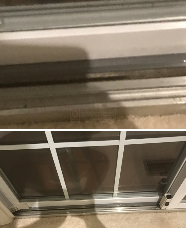 User submitted photos of patio door hardware.