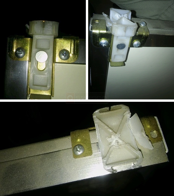 User submitted photos of door hardware.