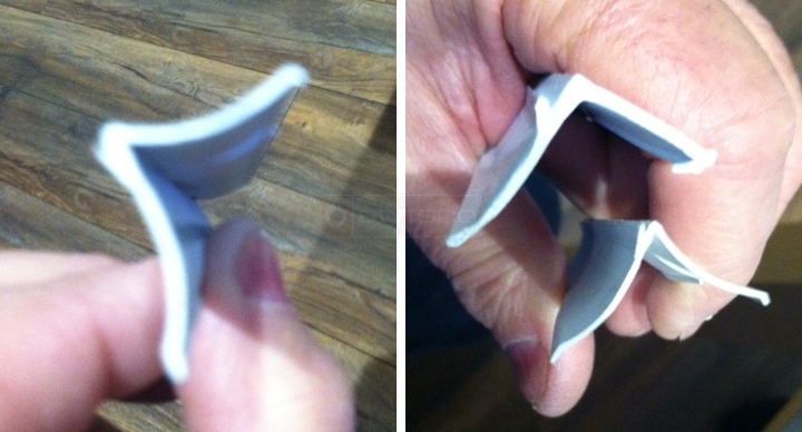 User submitted photos of snap-in glazing.