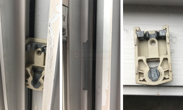 User submitted photos of window hardware.