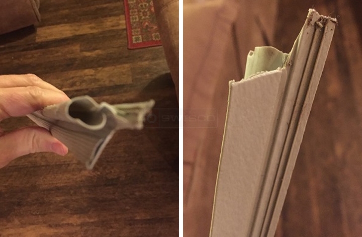 User submitted photos of weatherstripping.