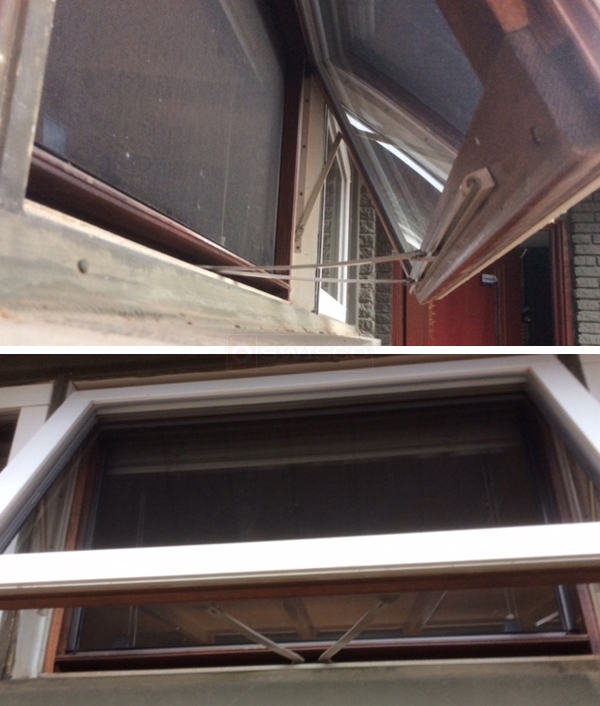 User submitted photos of window hardware.