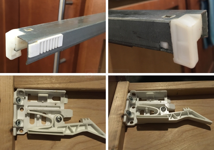 User submitted photos of drawer hardware.
