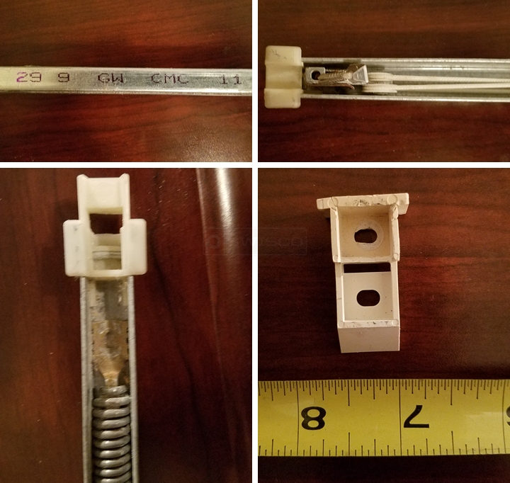 User submitted photos of a window balance.
