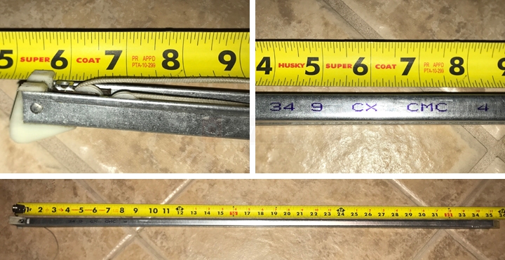 User submitted photos of a window balance.