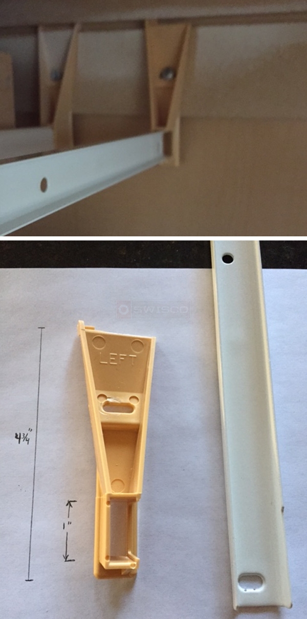 User submitted photos of drawer hardware.