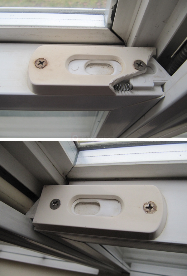 User submitted photos of a tilt latch.