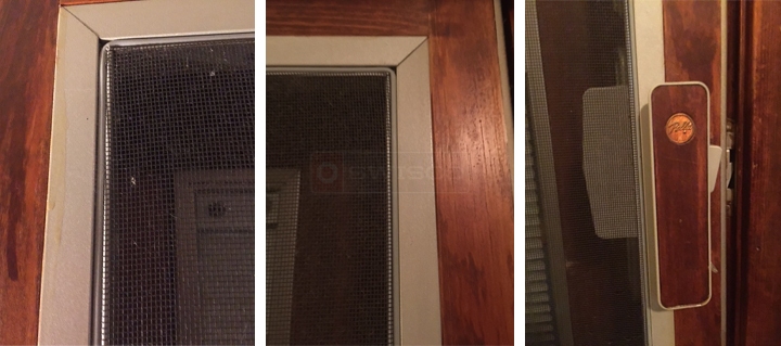 User submitted photos of patio door hardware.