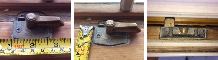 User submitted photos of a window lock.