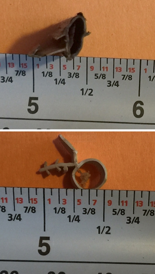 User submitted photos of bubble seal.