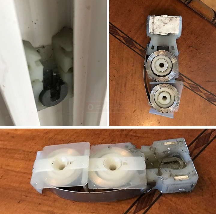 User submitted photos of window hardware.