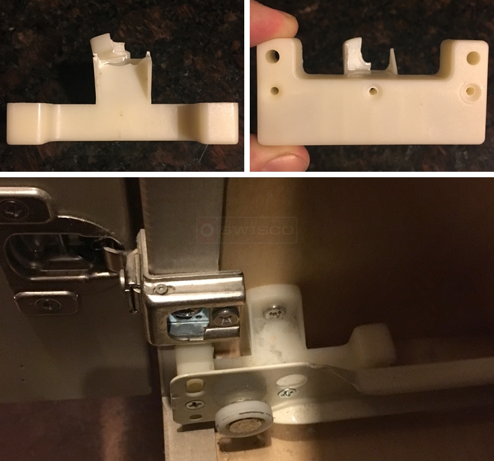 User submitted photos of drawer hardware.
