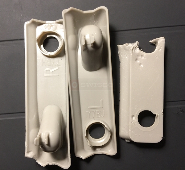 User submitted photos of window hardware.