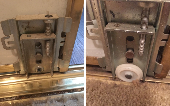 User submitted photos of closet hardware.