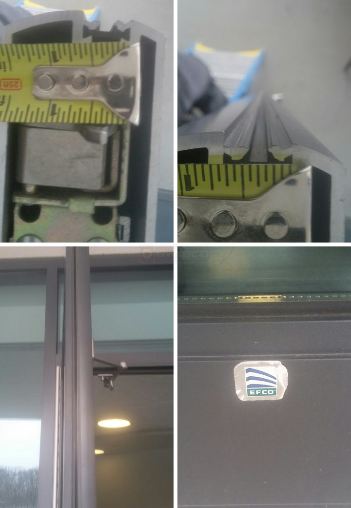 User submitted photos of commercial door hardware.