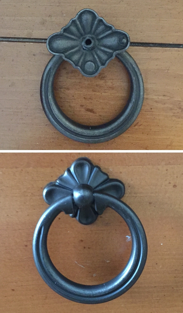 User submitted photos of a drawer pull.