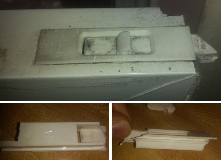 User submitted photos of a tilt latch.