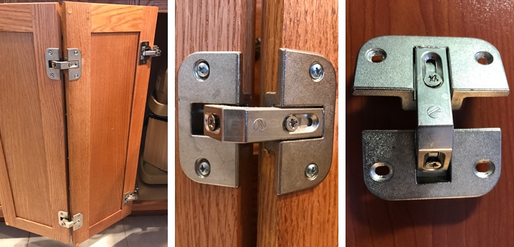 User submitted photos of a cabinet hinge.