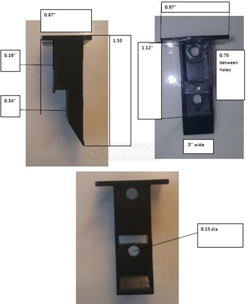 User submitted photos of a top sash guide.