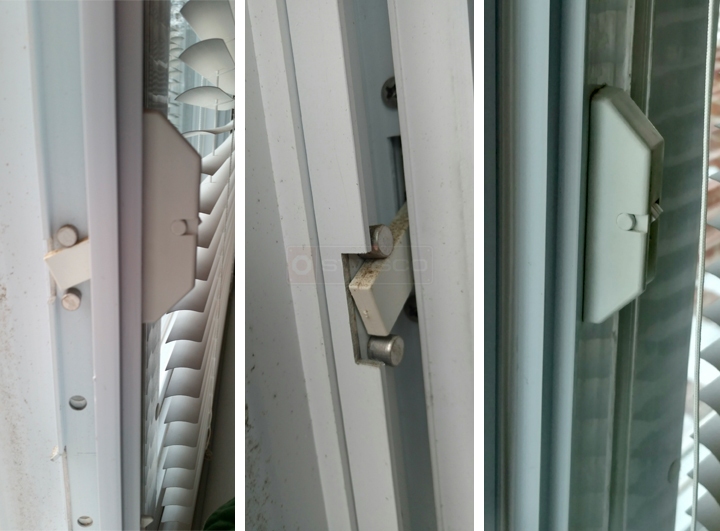 User submitted photos of window hardware.