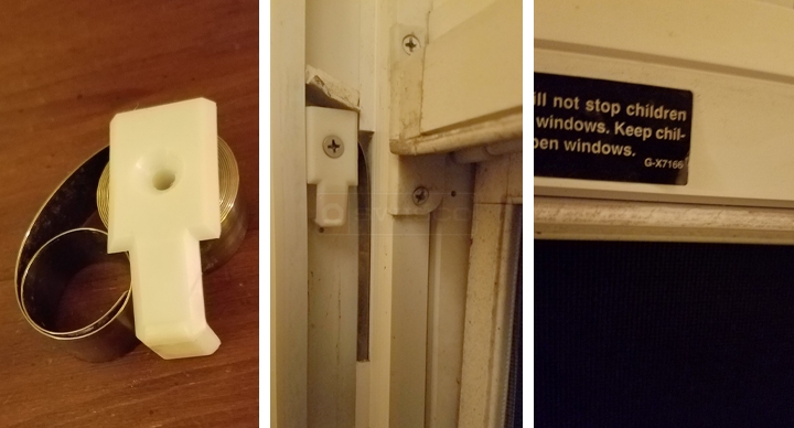 User submitted photos of window hardware.