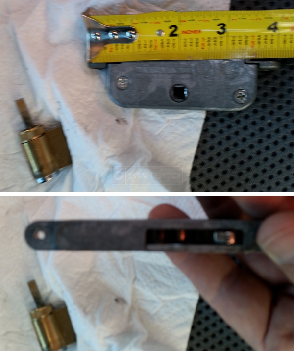 User submitted photos of a mortise lock.