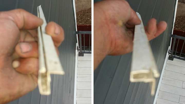 User submitted photos of snap-in glazing.