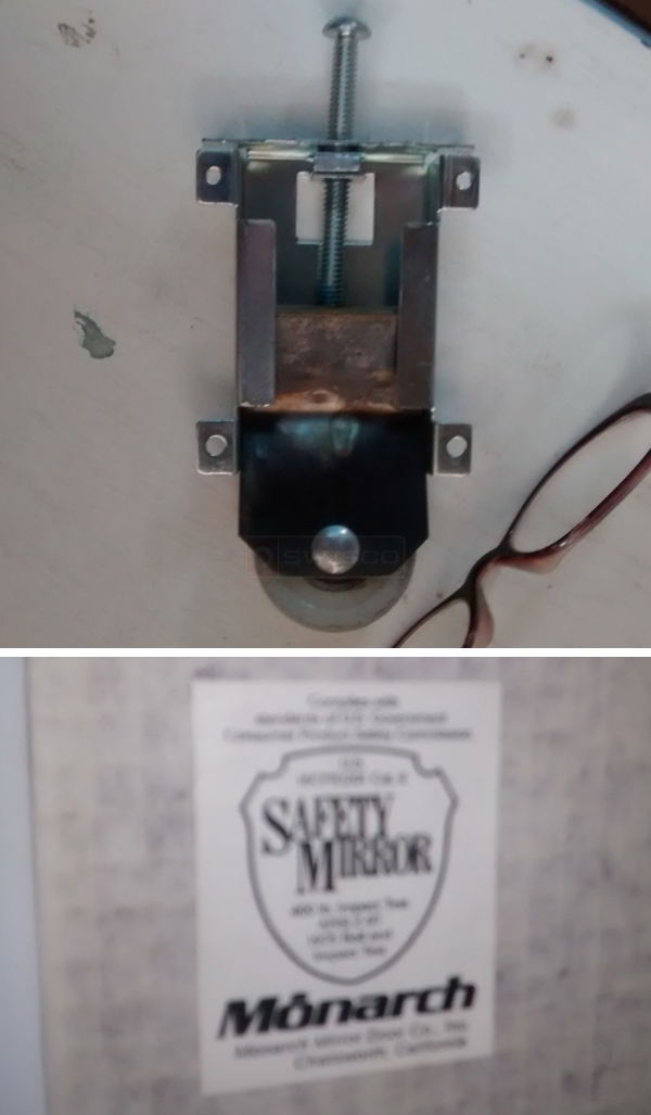 User submitted photos of closet hardware.