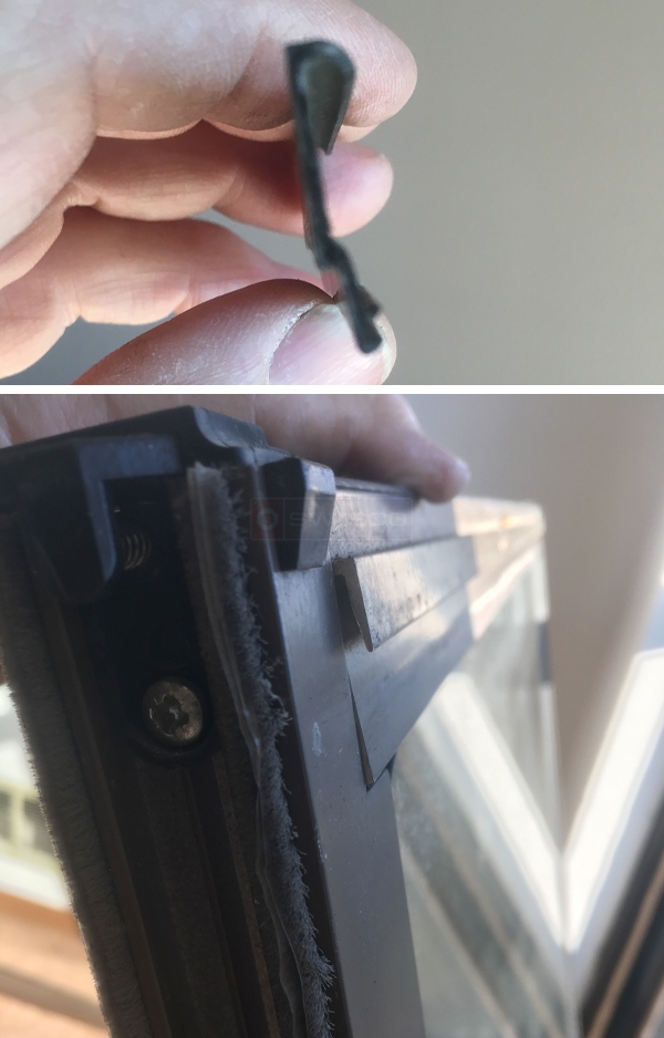 User submitted photos of snap-in glazing.