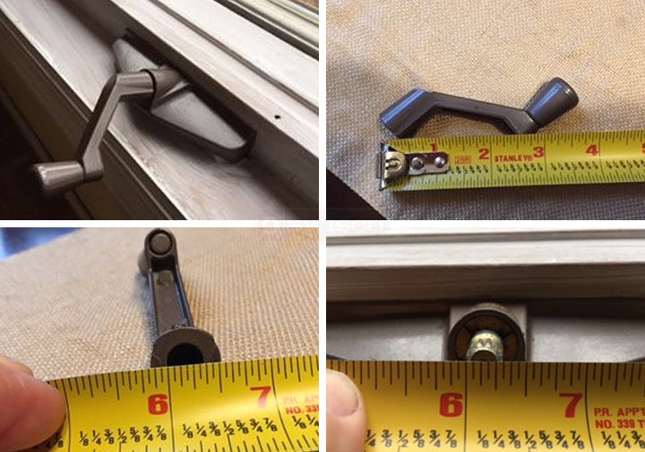 User submitted photos of a window operator.