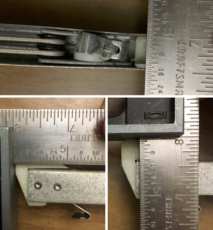 User submitted photos of a window balance.