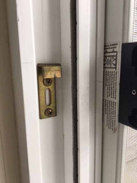 User submitted photos of patio door hardware.