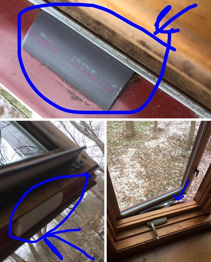 User submitted photos of a window operator.