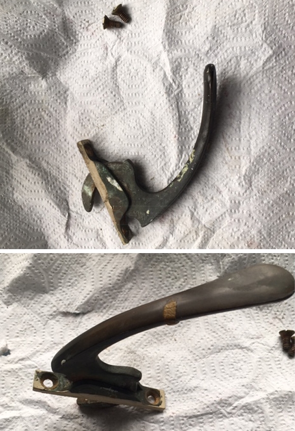 User submitted photos of window hardware.