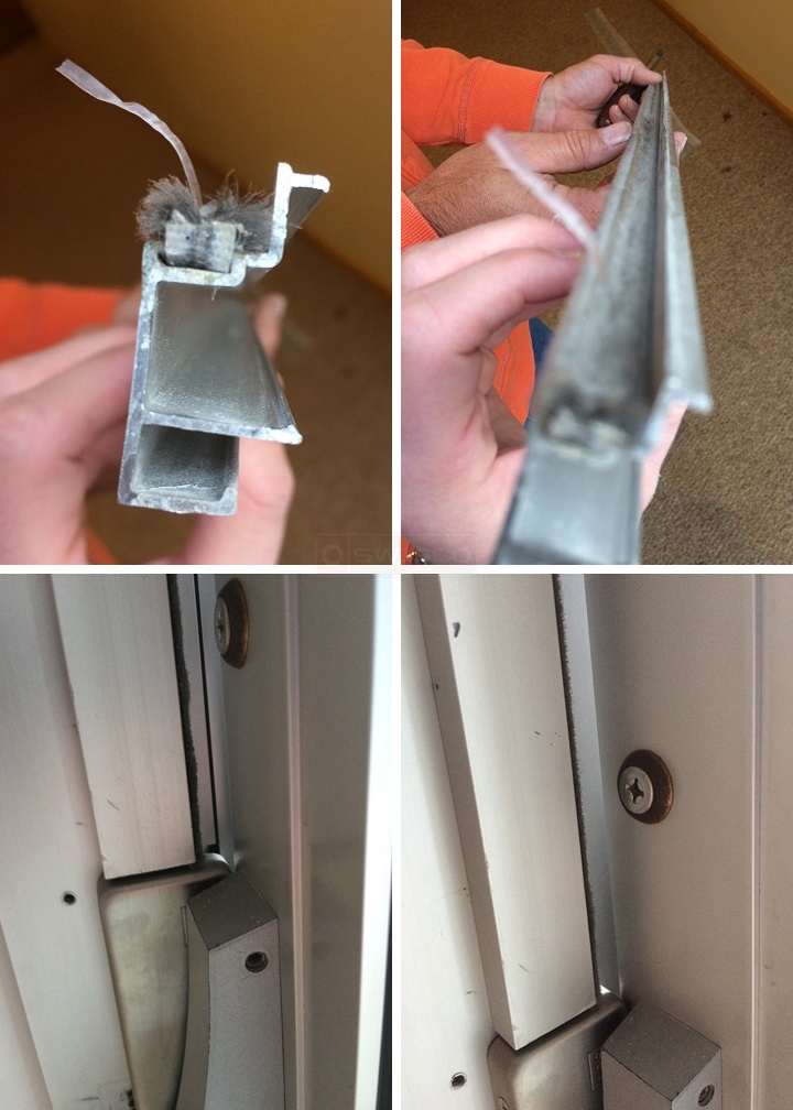 User submitted photos of weatherstripping.