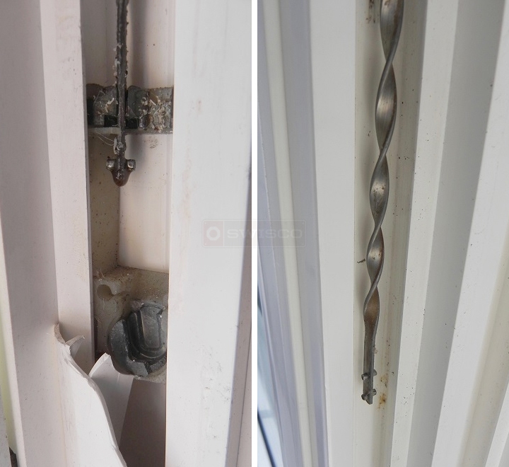 User submitted photos of window hardware.