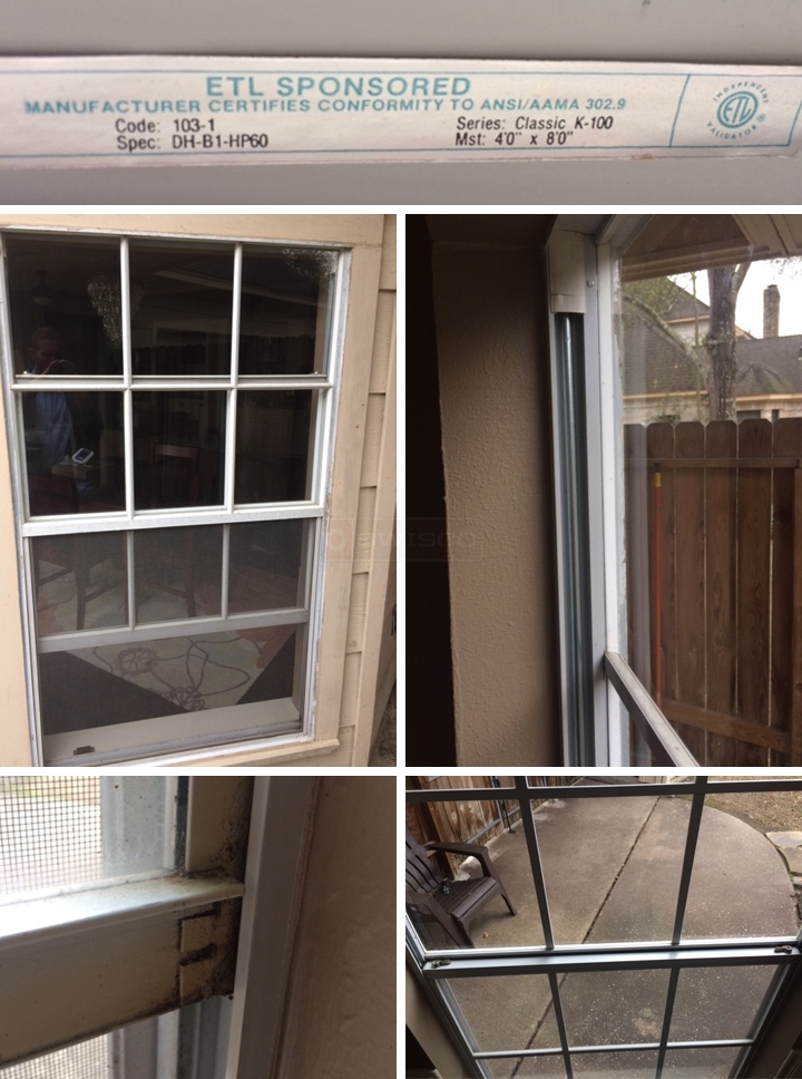 User submitted photos of window hardware.