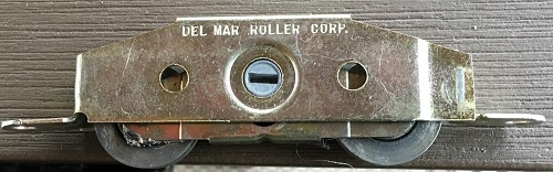 Patio door roller