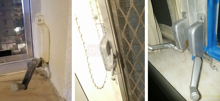 User submitted photos of a window operator.