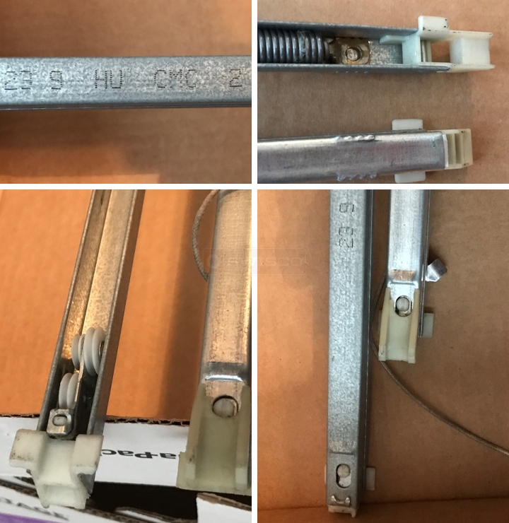 User submitted photos of a window balance.