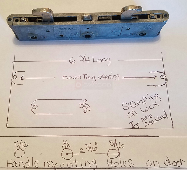 User submitted photos of a mortise lock.