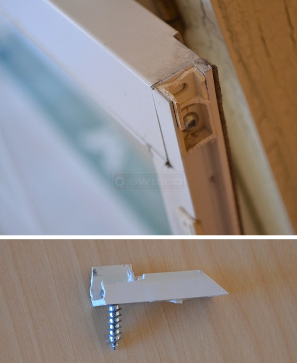 User submitted photos of a top sash guide.