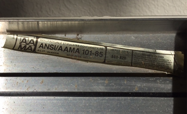 User submitted photos of patio door hardware.